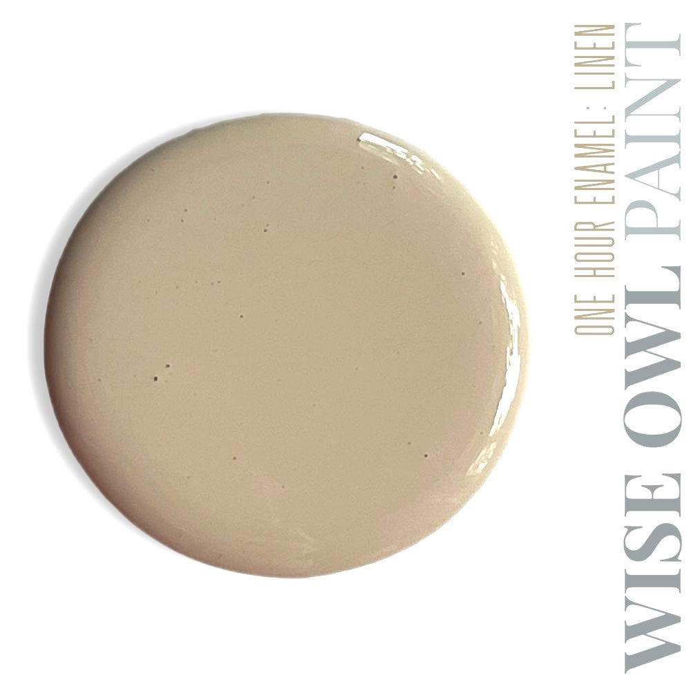 Wise Owl One Hour Enamel - Linen