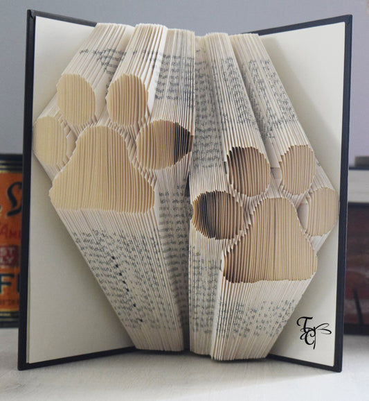 Paw Prints Folded Book