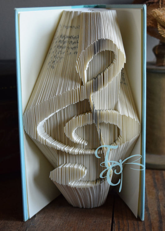 Treble Clef Folded Book